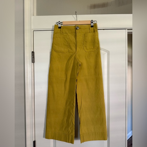 The Colette Cropped Wide-Leg Pant by Maeve Sz 28 - Picture 7 of 8